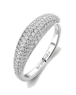 Brosway Original Infinite White Fancy Silver Ring FIW130 - Krets: 56 mm
