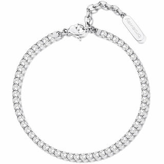 Brosway Bracelet en acier éblouissant avec zircones transparentes Wishes BEI080