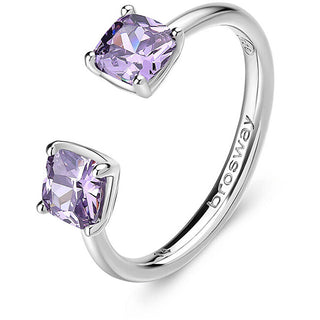Brosway Fancy Magic Purple Silver Ring FMP14 - Krets: 54 mm