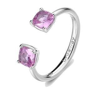 Brosway Anillo de plata rosa vibrante elegante FVP11 - Talla: L (56-59 mm)