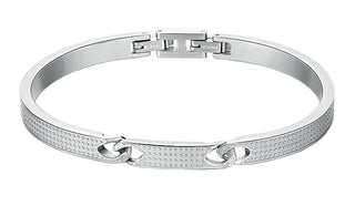 Brosway Pulsera de acero macizo para hombre Bullet BUL63