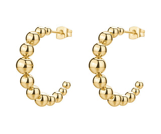 Brosway Cerchi A Sfera Perfetti Placcati In Oro Bpc29