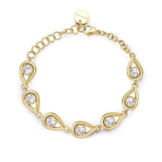 Brosway Gold-plated Bracciale with cubic zirconia Ribbon BBN38