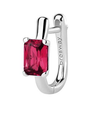 Brosway Pendiente individual en plata Fancy Passion Ruby FPR08