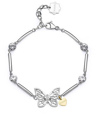 Brosway Sommerfugl Chakra Krystal Bicolor Armbånd BHKB170