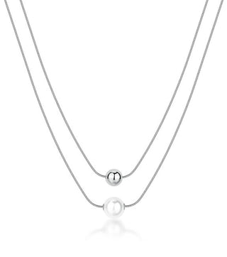 Brosway Affascinante Collana Doppia Con Perla Artificiale Perfect Bpc46