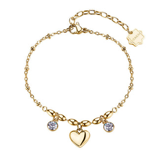 Brosway Romantic gold-plated Bracciale with Chakra pendants BHKB264