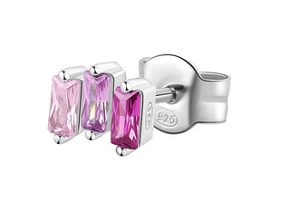 Brosway Pendientes individuales elegantes de color rosa vibrante FVP06