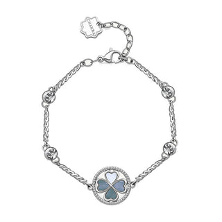 Brosway Decent Four Leaf Clover Steel Bracelet BHKB151