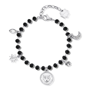 Brosway Stålarmbånd med chakraperler og charms BHKB130