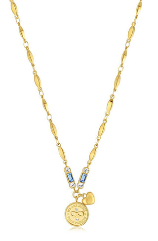 Brosway Collier Chakra de l'amitié plaqué or BHKN077