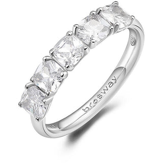 Brosway Anillo de plata fina blanca Fancy Infinite FIW25 - Circuito: 58 mm