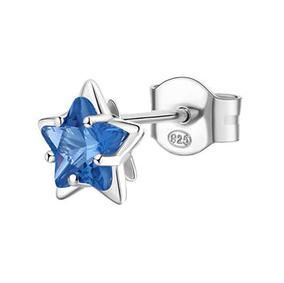 Brosway Enkelt örhänge i Silver Star Fancy Freedom Blue FFB91