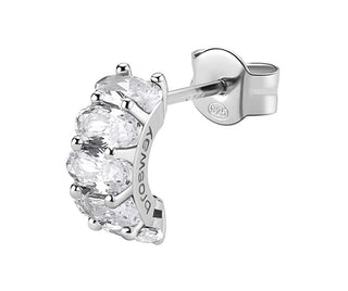 Brosway Pendientes individuales de plata blanca Fancy Infinite FIW13