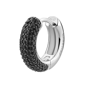 Brosway Enkelt örhänge i silver med Zirconia Mystery Black Fancy FMB123
