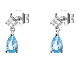 Brosway Molnblå Cubic Zirconia Silver Drop Örhängen FCL112