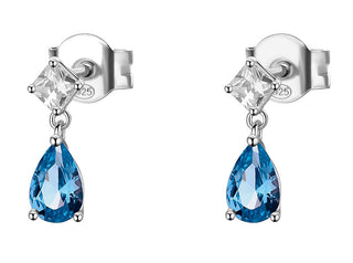 Brosway Freedom FFB113 Blå Cubic Zirconia Silver Drop örhängen
