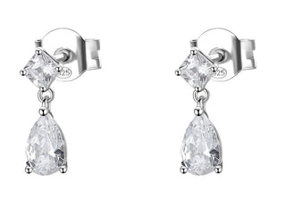 Brosway Fancy FIW117 White Infinite Cubic Zirconia Silver Drop örhängen