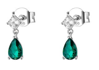 Brosway Fancy FLG113 Green Life Cubic Zirconia Silver Drop örhängen