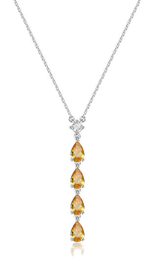 Brosway Collar de fantasía Energy Yellow en plata con circonitas cúbicas (FEY98)