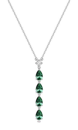 Brosway Life Green Fancy Halsband i Silver med Cubic Zirconia FLG110