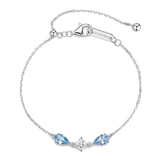 Brosway Fancy Cloud Blue Cubic Zirconia Silver Armband FCL111