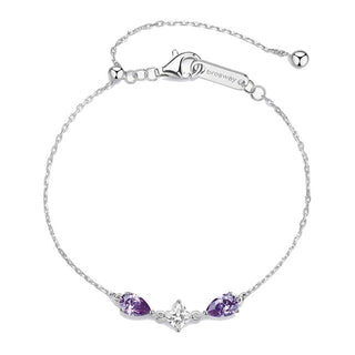Brosway Fancy Purple Magic Cubic Zirconia Silver Armband FMP114