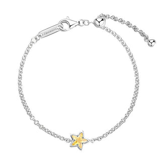 Brosway Pulsera Star Fancy Energy de plata amarilla FEY95