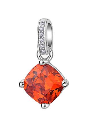 Brosway Fancy Vitamin Orange Rød Zircon Sølv Pendant FVO04