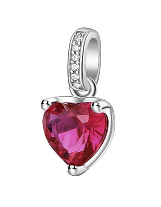 Brosway Fancy Passion Rubin-Herz-Silberanhänger FPR20