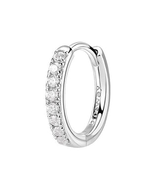 Brosway Elegante Fancy Infinite Weiße Runde Einzelne Ohrringe FIW89
