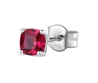 Brosway Elegantes pendientes individuales de plata con rubí de fantasía FPR05