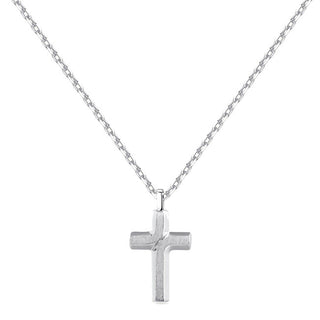 Brosway Elegant stålhalsband med Cross Backliner BBC04