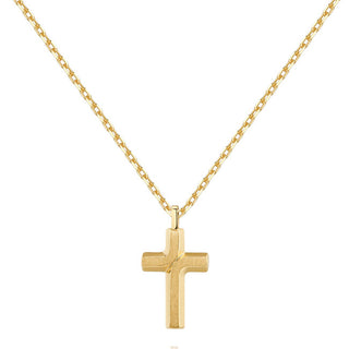 Brosway Stylish steel Collana with a cross Backliner BBC05