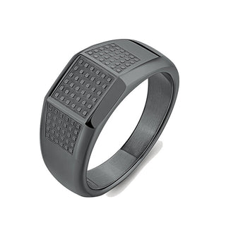 Brosway Elegante anillo de acero Bullet BUL69 para hombre - Circunferencia: 67 mm