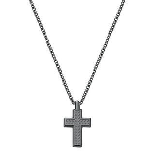 Brosway Elegante collar para hombre con bala cruzada BUL56