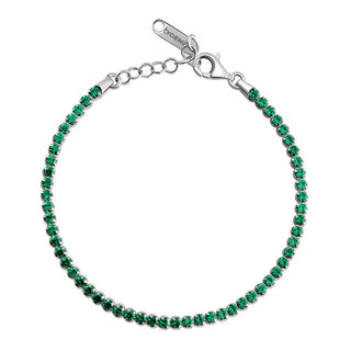 Brosway Fancy Life Tennisarmband mit grünem Zirkonia FLG106