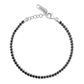 Brosway Fancy Mystery Black Cubic Zirconia Tennis Armband FMB110