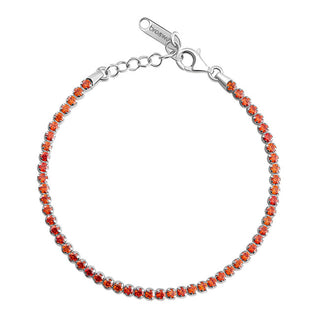 Brosway Bracciale Tennis Con Zirconi Cubici Fancy Vitamin Orange Fvo21