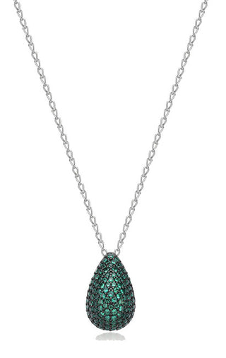 Brosway Tear Drop Life Halsband Grön Fancy Silver FLG117