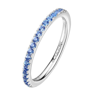 Brosway Fancy Freedom Blauer funkelnder Silberring FFB65 – Umfang: 52 mm