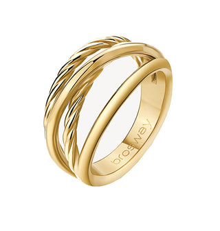 Brosway Amy BAY32 auffälliger vergoldeter Ring - Umfang: 52 mm