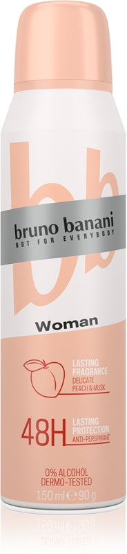 Bruno banani Antitraspirante Delicato alla Pesca e Muschio Donna - 150 ml