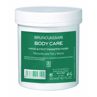 Bruno Vassari Body Care Paraffin Body Moisturizing Gel Mask for Hands and Feet 500ml