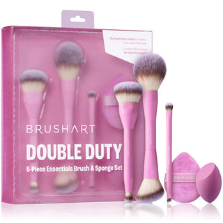 Brushart Double Duty Essentials Brush & Sponge Set Set regalo