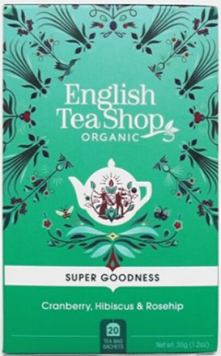 English tea shop Cranberry, hibiscus and rosehip BIO 20 sachets