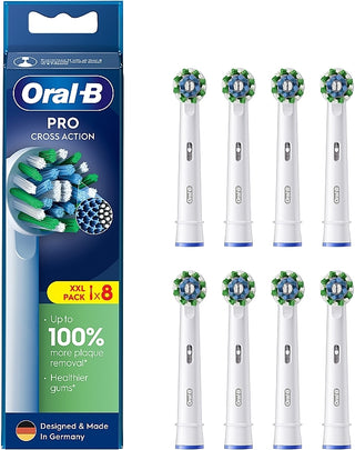 Oral b Testine di ricambio Cross Action White EB50 8 pz