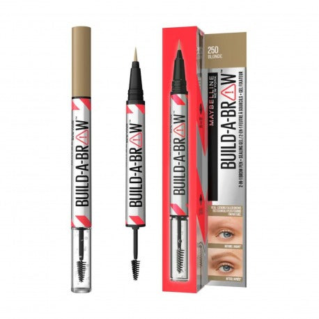 Maybelline Build-A-Brow Crayon Sourcils Et Gel Fixateur 2 En 1 Build A Brow 250 Blond