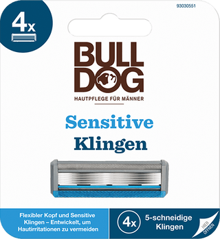 Bulldog Testina di ricambio sensibile 4 pezzi — Testina di ricambio