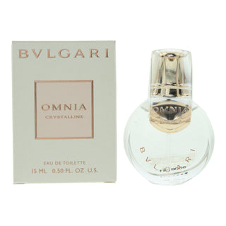 Bvlgari Omnia Crystalline, Eau De Toilette, da donna, 15 ml *Miniatura